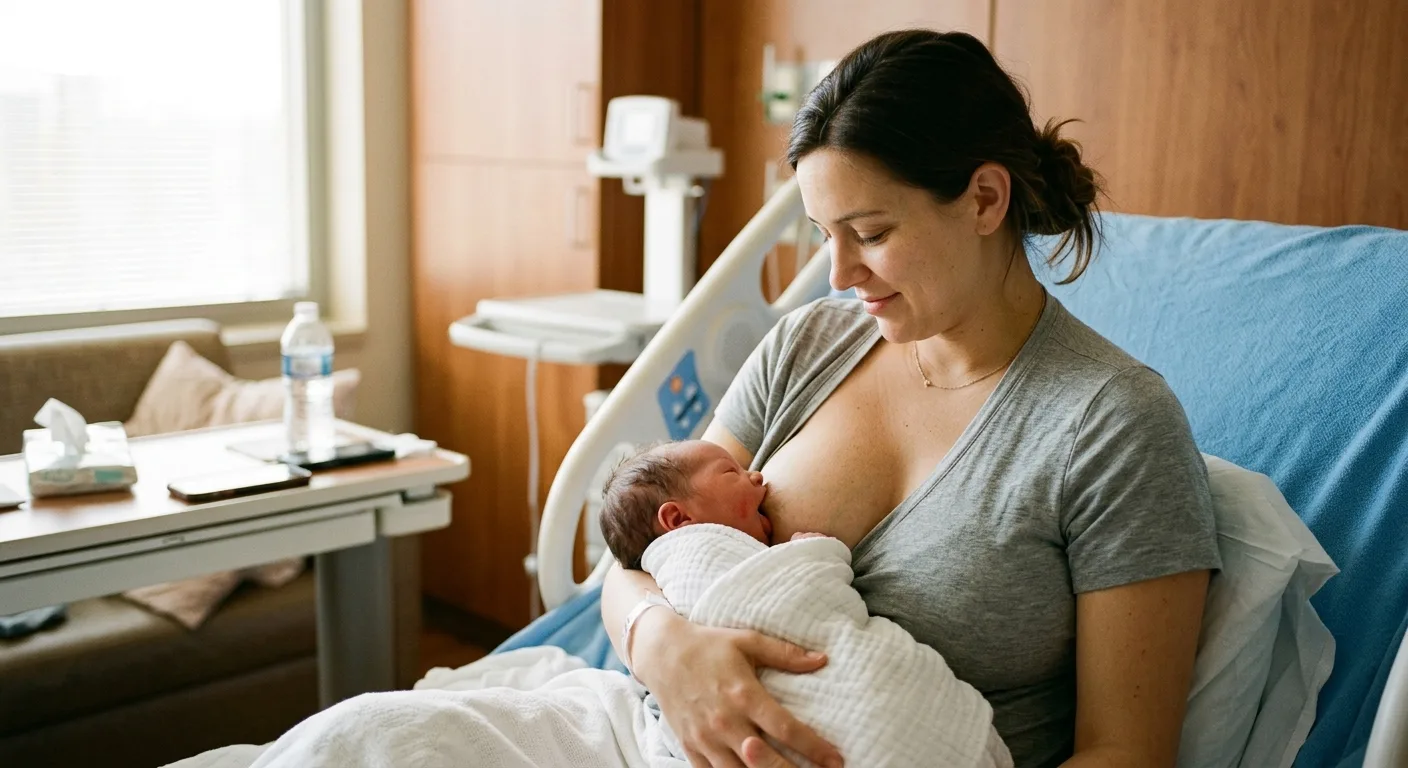 Come attaccare il neonato al seno correttamente dalla prima poppata