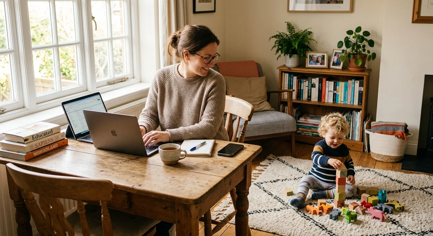 Lavorare da casa con bambini piccoli senza impazzire