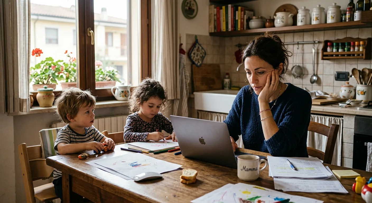 Perché molte madri italiane lasciano il lavoro dopo il secondo figlio