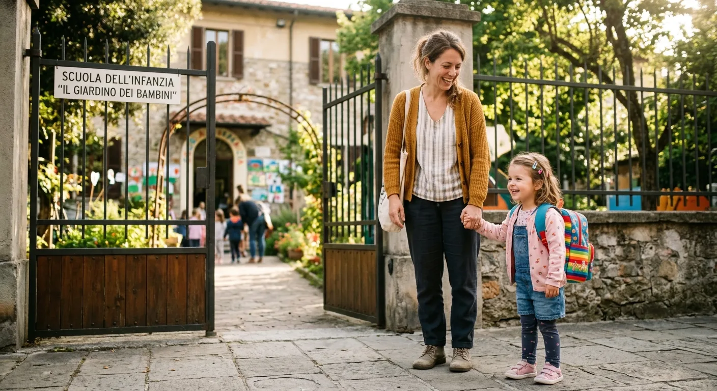 Come preparare il bambino al primo giorno di scuola dell'infanzia senza ansia