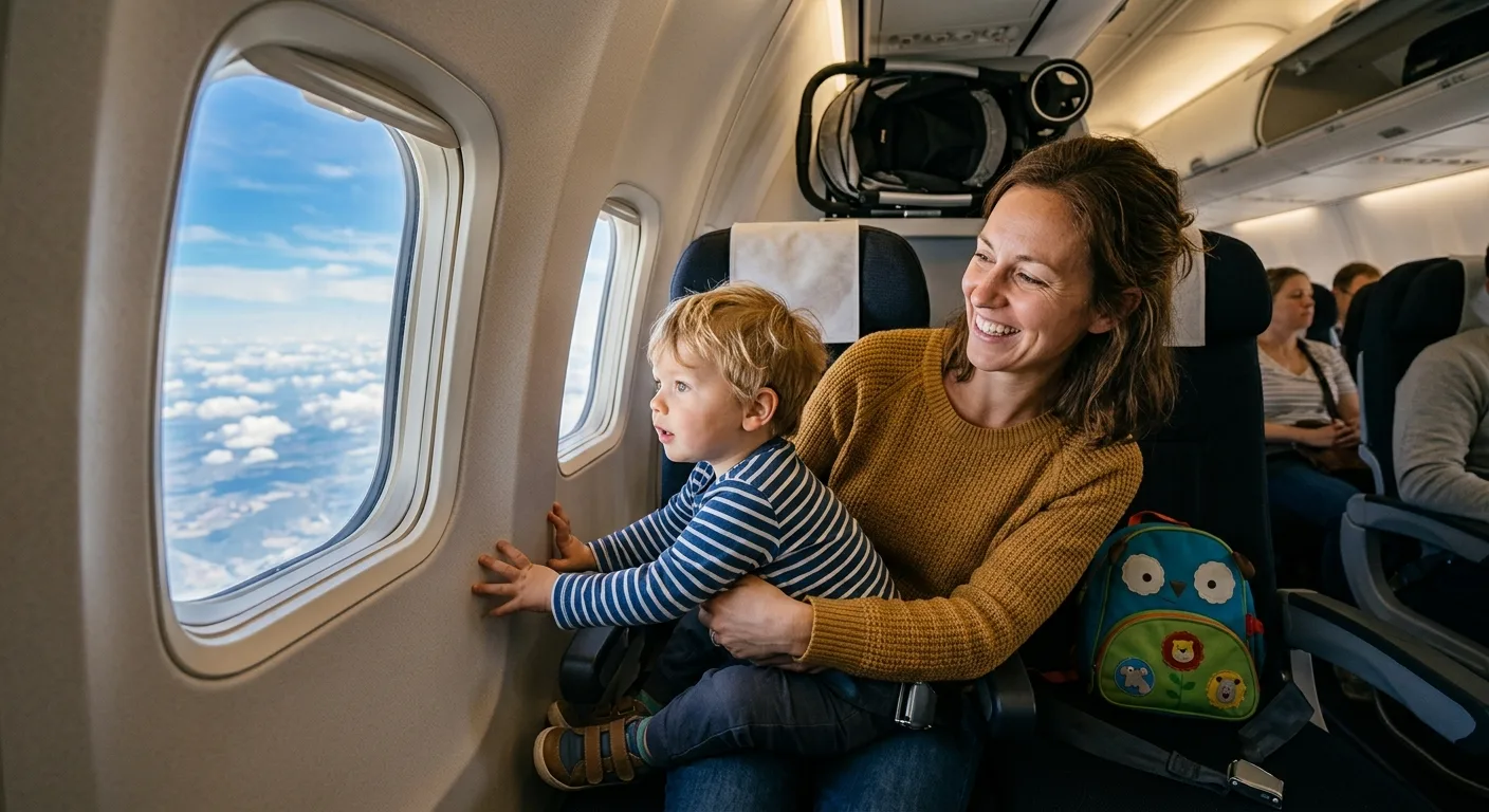 Primo volo con un bambino piccolo: come arrivare a destinazione sereni
