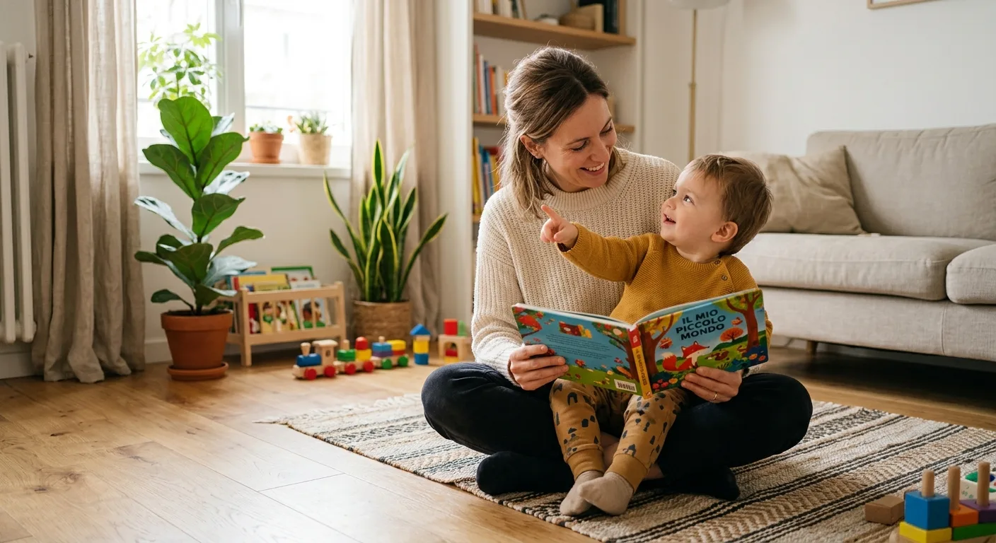Come stimolare il linguaggio del bambino tra 1 e 2 anni nelle attività di ogni giorno