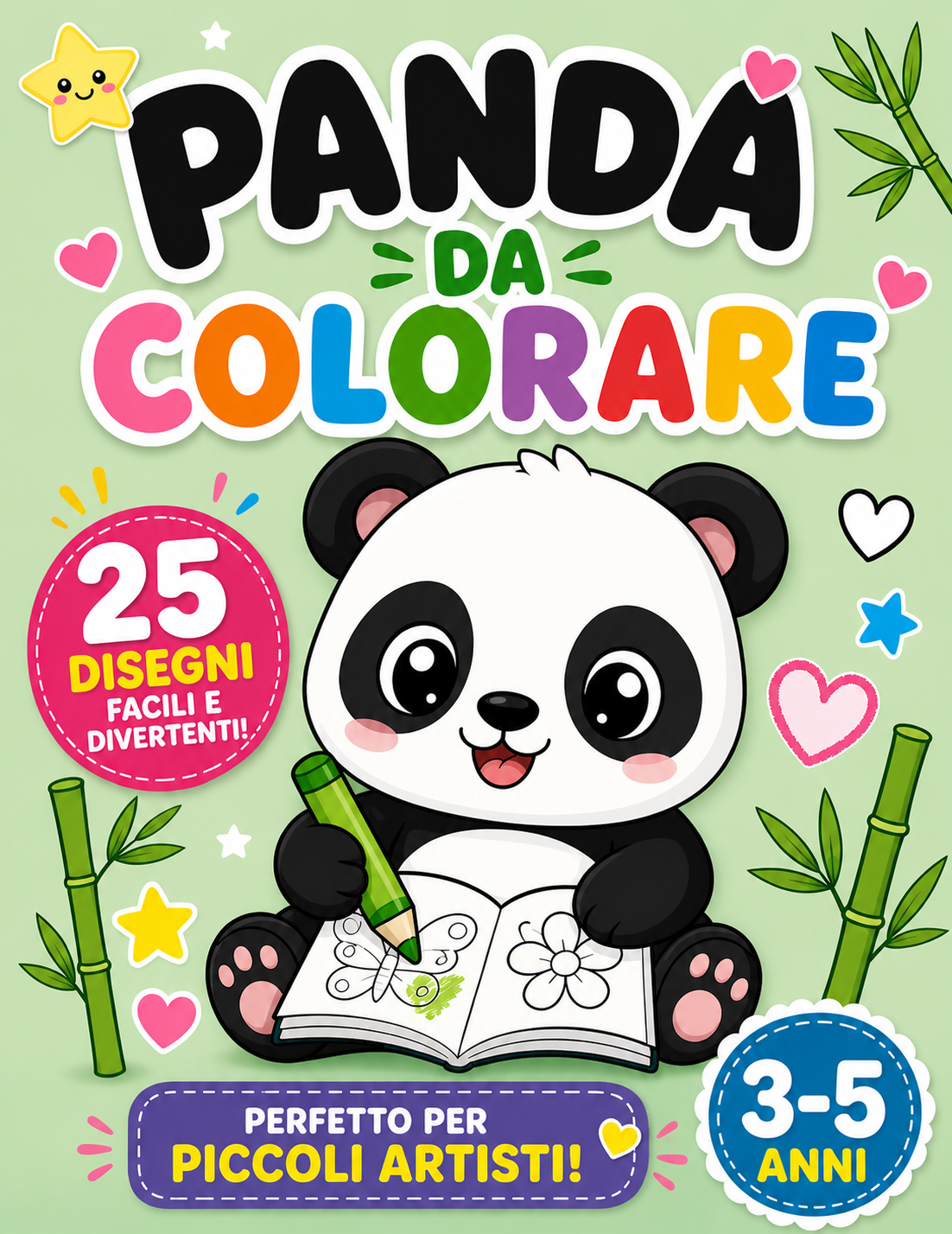 Panda da colorare